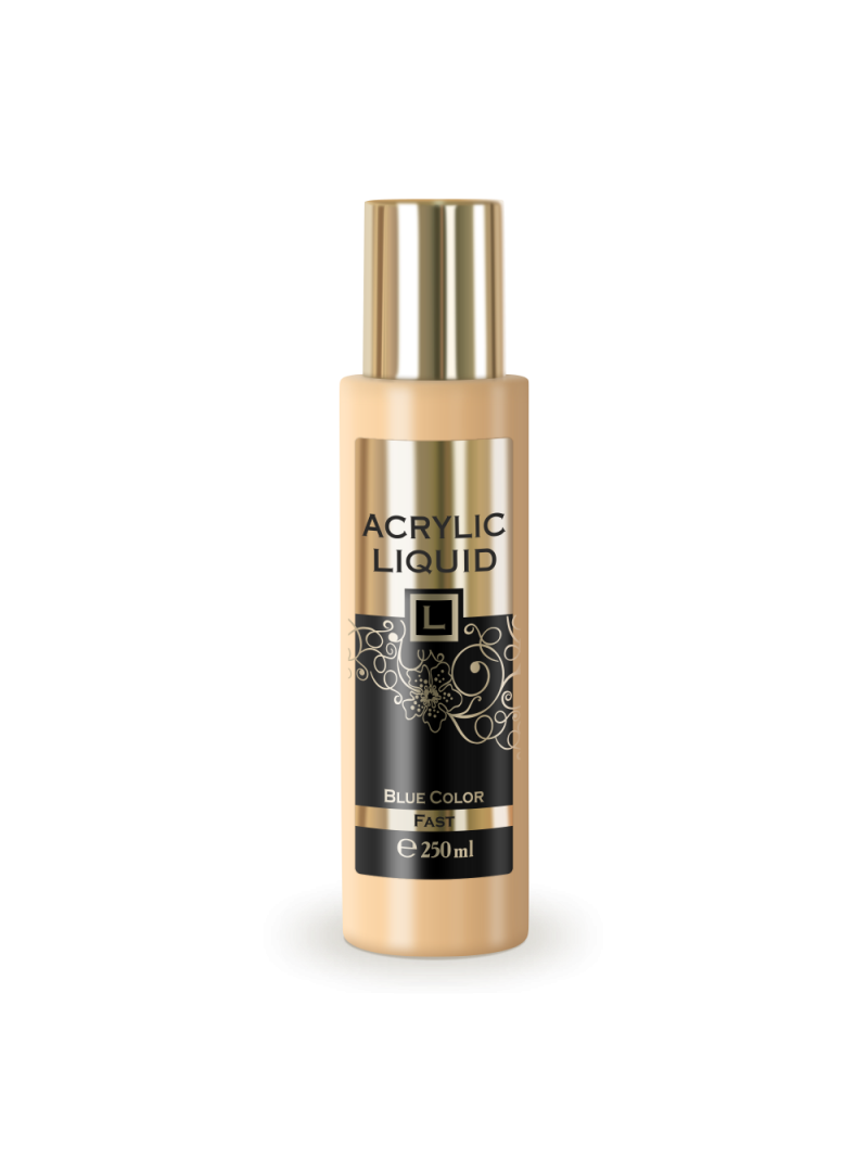 Купить мономер для акриловой пудрыа ACRYLIC LIQUID L (Fast) Blue Color