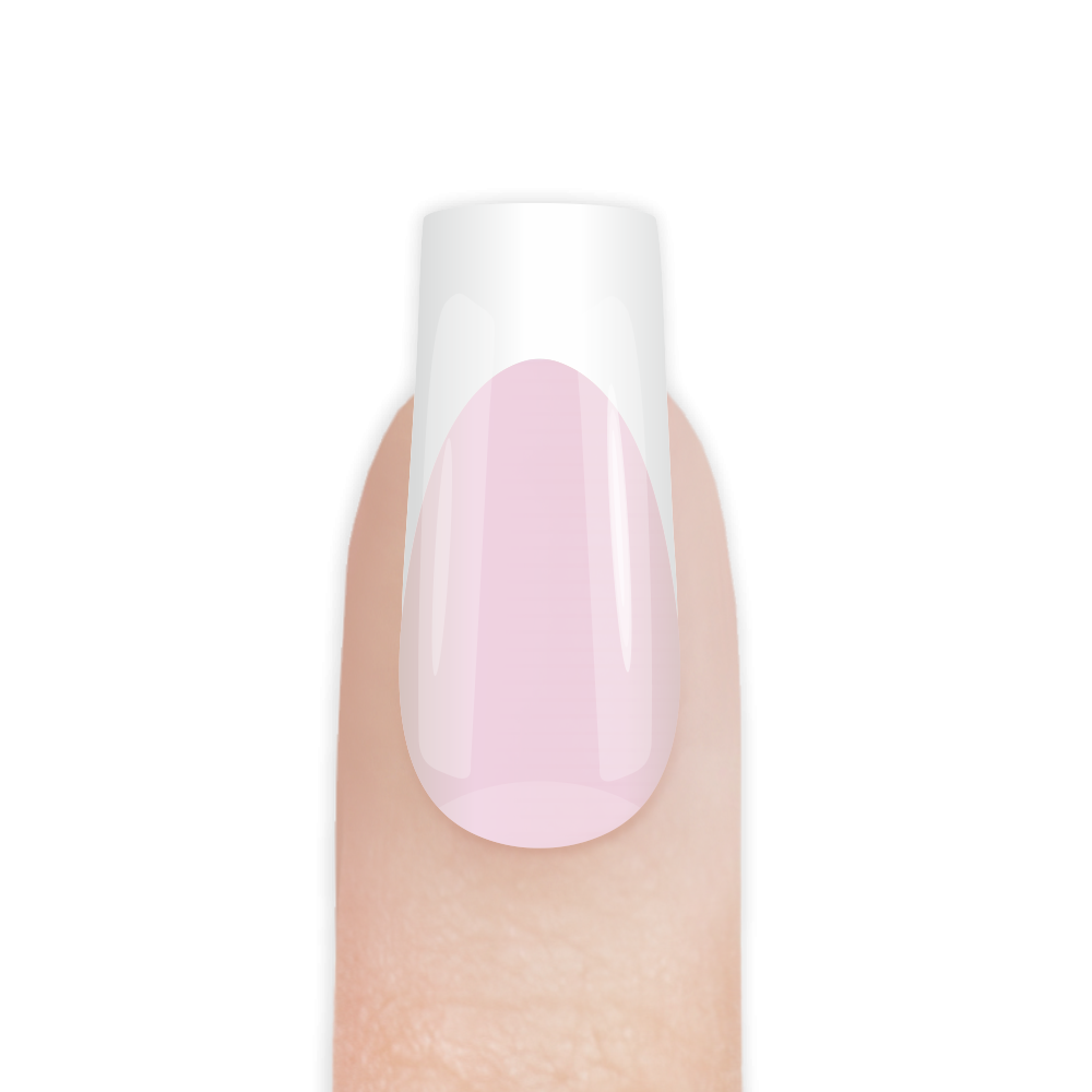 Акриловая пудра для моделирования ногтей Pink Clear