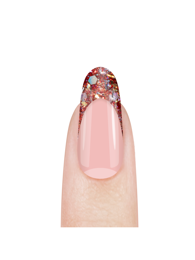 Купить акриловую пудру для моделирования ногтей и френча CL06 Red Chillies