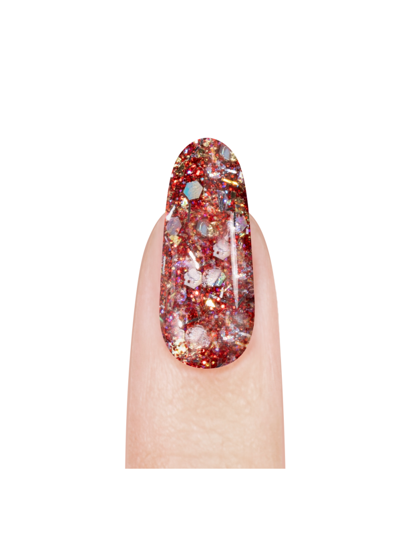 Купить акриловую пудру для моделирования ногтей и френча CL06 Red Chillies