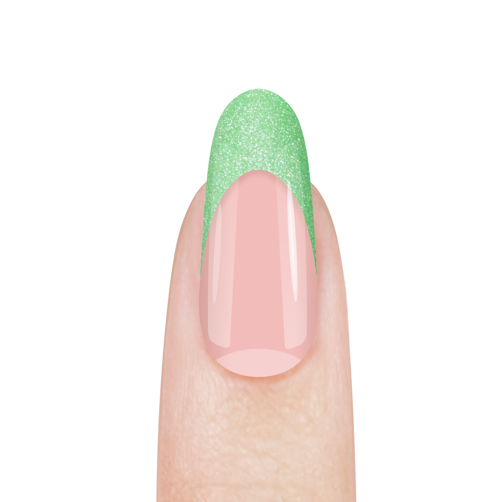 Цветная акриловая пудра для моделирования ногтей FL02 Lime Juice
