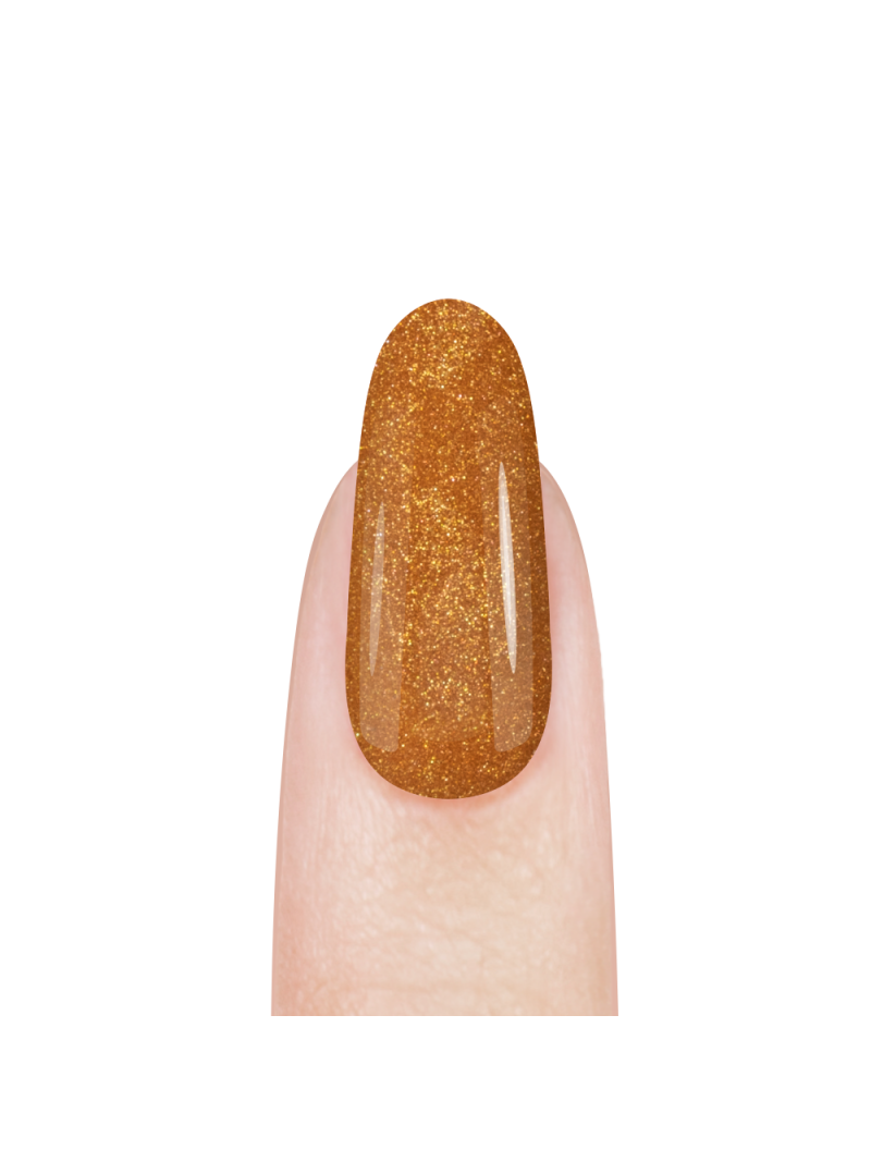 Купить акриловую пудру для моделирования ногтей и френча FL08 Rich Gold