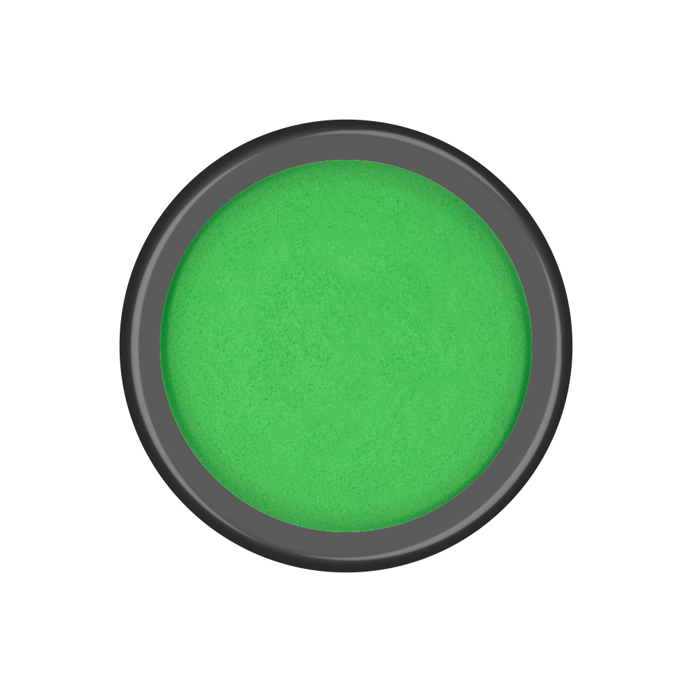Неоновая акриловая пудра для моделирования ногтей N02 Neon Green