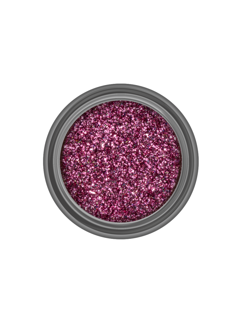 Купить пигмент для ногтей с эффектом голограммы ZET-35 Розовый Лазер