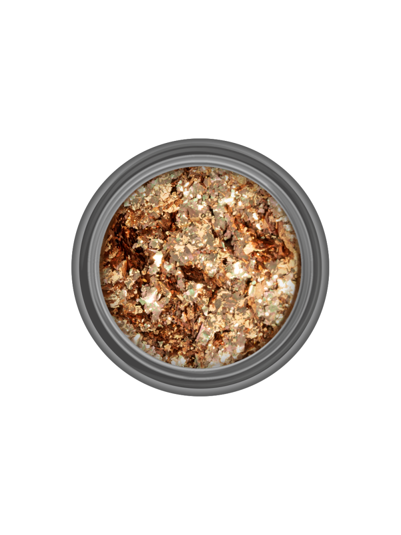 Купить пигмент для ногтей ZET-14 Жидкое Золото с эффектом металлик