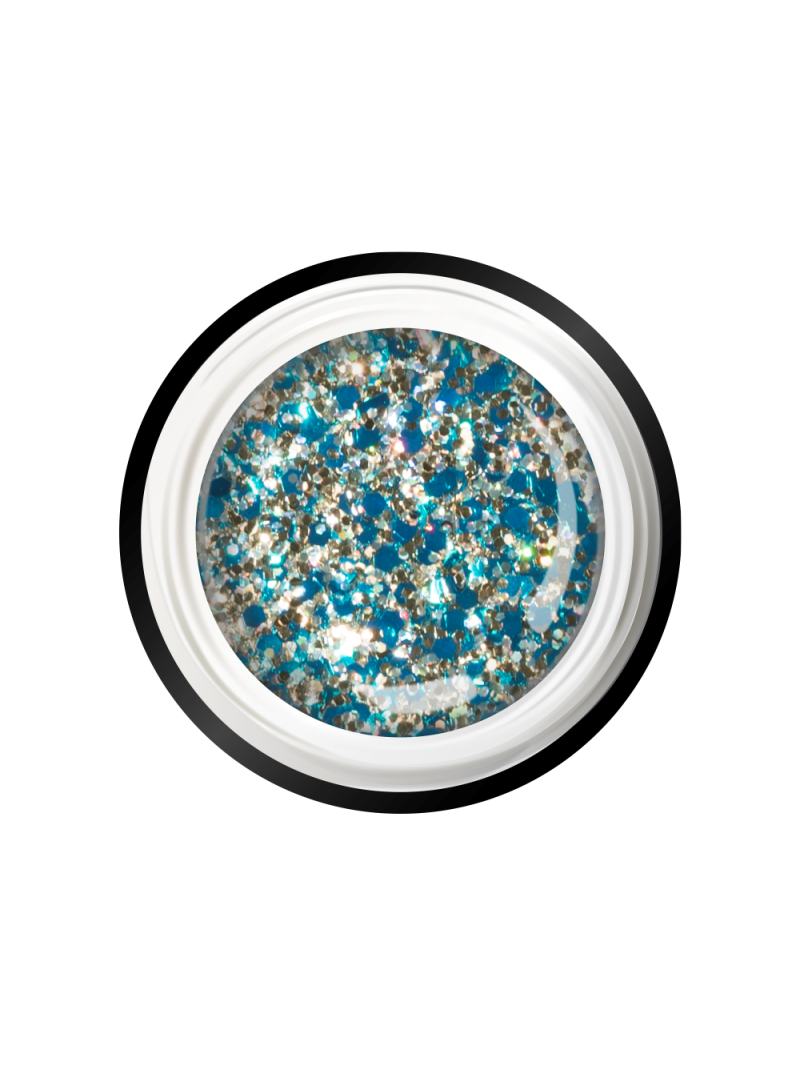 Купить гель-краску для ногтей с глиттером GB-25 Chrysoprase