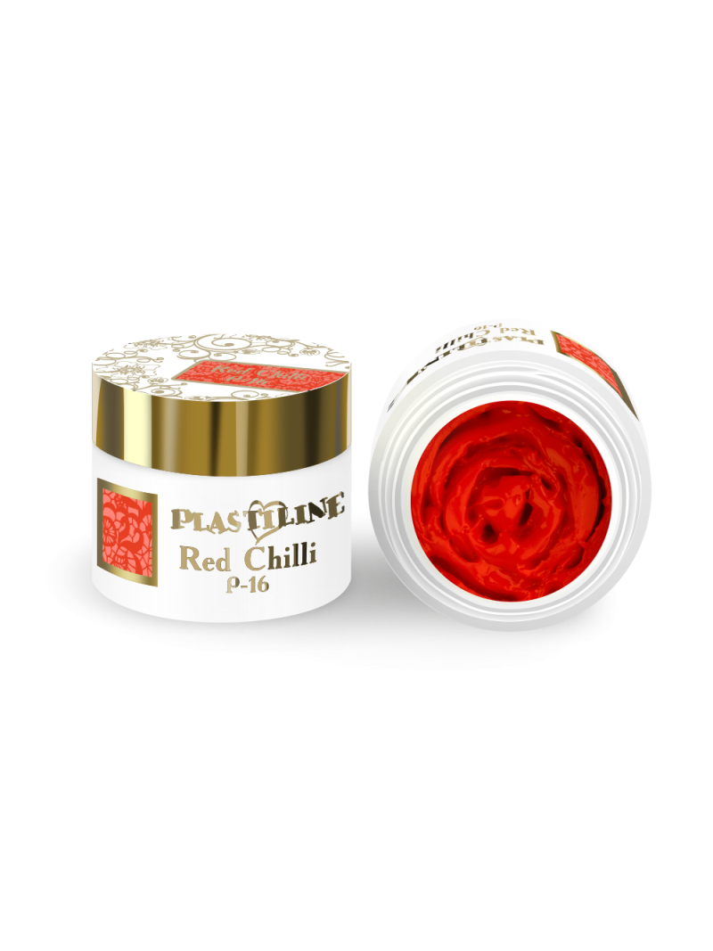 Купить гель-пластилин для лепки на ногтях P-16 Red Chilli PLASTILINE Nail Club