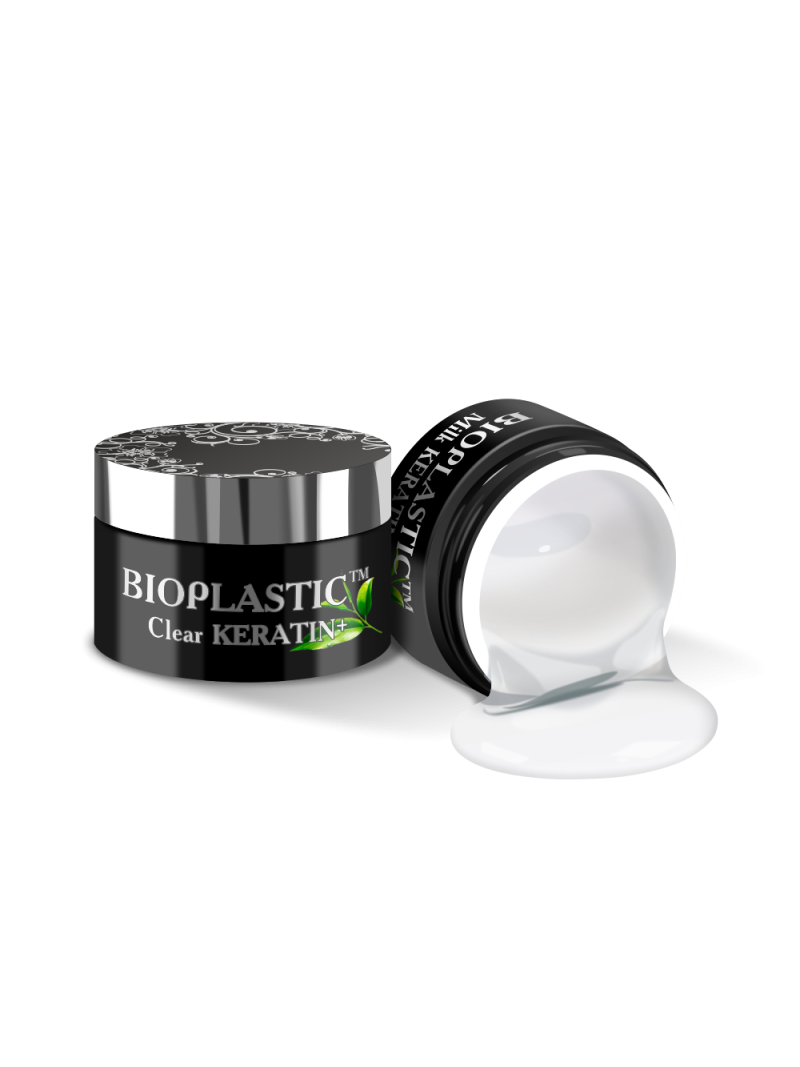 Купить биополимерный лечебный гель для ногтей с кератином Clear KERATIN BIOPLASTIC
