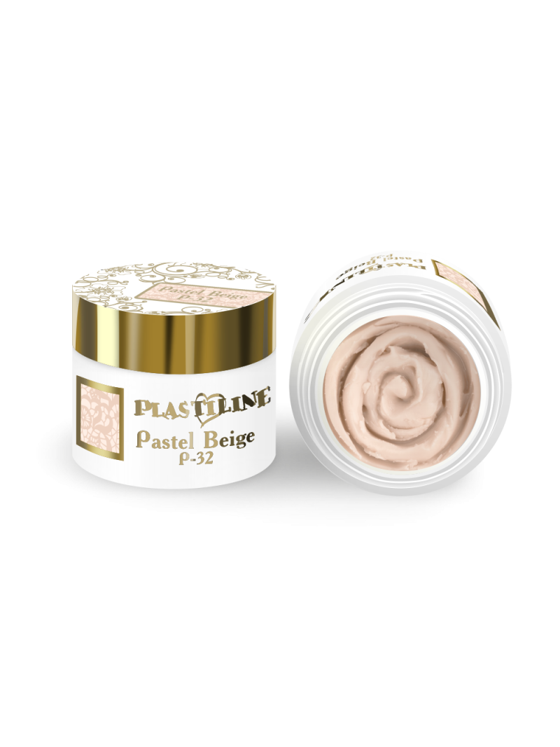 Купить гель-пластилин для лепки на ногтях P-32 Pastel Beige PLASTILINE Nail Club