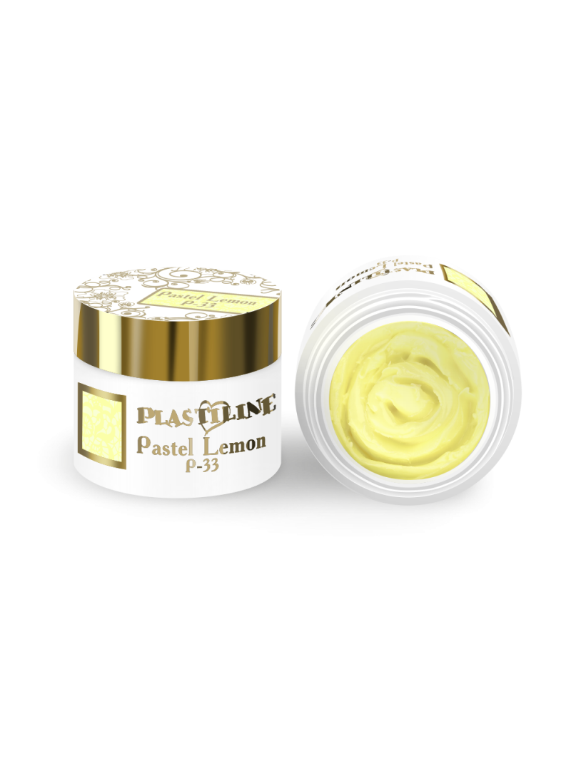 Купить гель-пластилин для лепки на ногтях P-33 Pastel Lemon PLASTILINE Nail Club