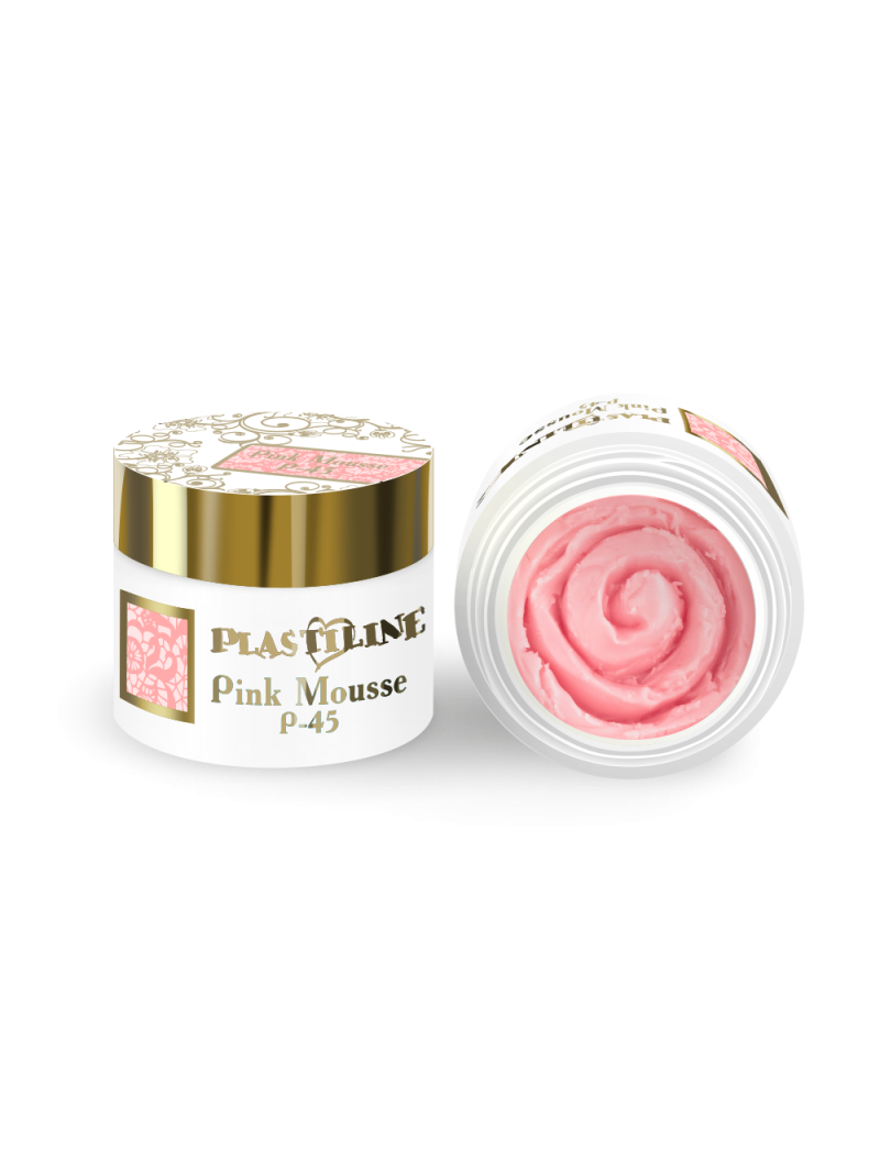 Купить гель-пластилин для лепки на ногтях P-45 Pink Mousse PLASTILINE Nail Club