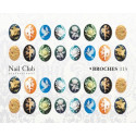 Слайдер-дизайн для ногтей BROCHES 113
