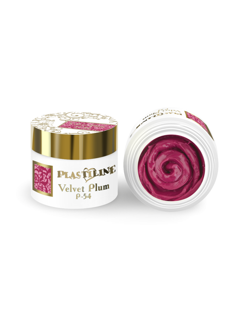 Купить гель-пластилин для лепки на ногтях P-54 Velvet Plum PLASTILINE Nail Club