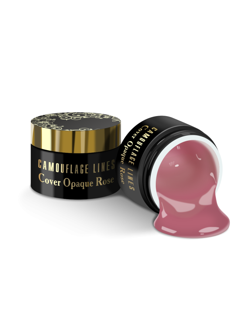 Купить камуфлирующий гель для моделирования ногтей Cover Opaque Rose