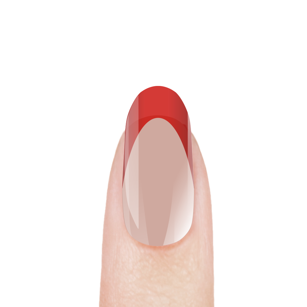 Витражный скульптурный гель для моделирования ногтей и френча G-007 Red