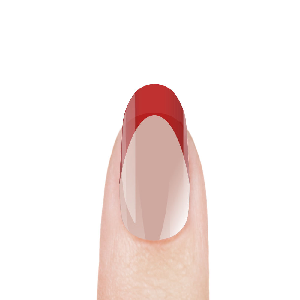 Витражный скульптурный гель для моделирования ногтей и френча G-009 Dark Red