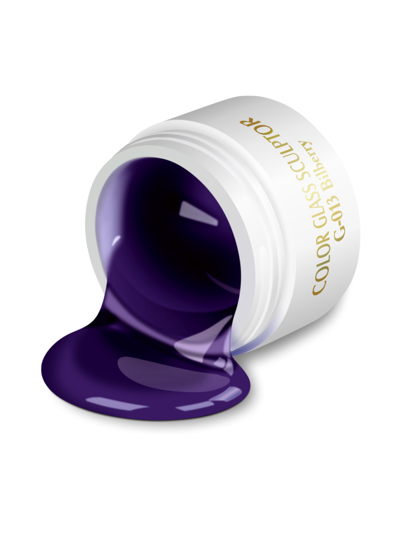 Купить витражный скульптурный гель для моделирования ногтей и френча G-013 Bilberry