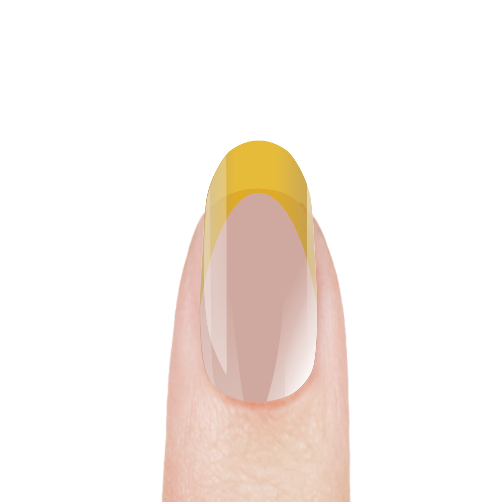 Витражный скульптурный гель для моделирования ногтей и френча G-021 Yellow