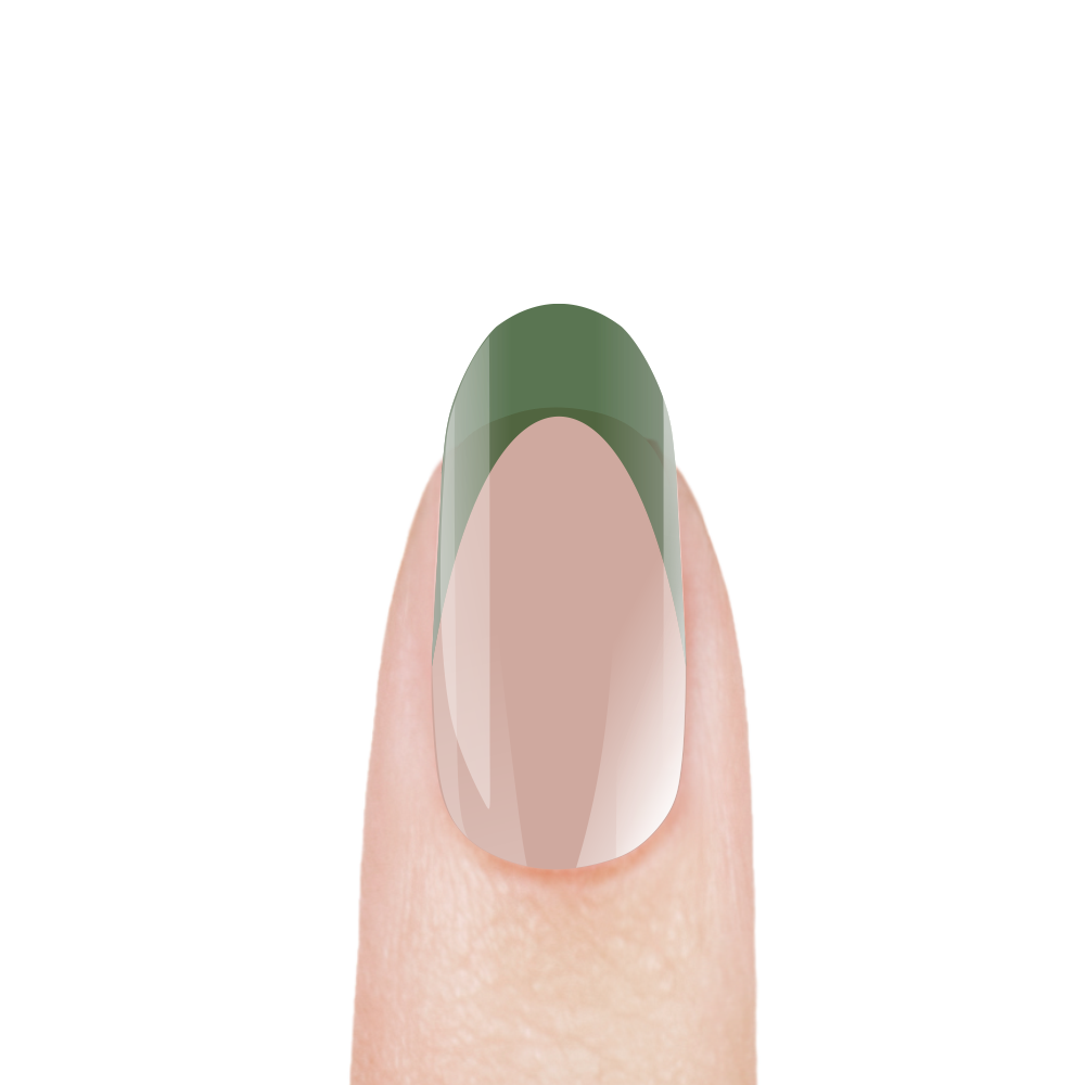 Витражный скульптурный гель для моделирования ногтей и френча G-026 Easy Green