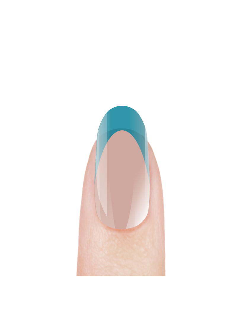 Купить витражный скульптурный гель для моделирования ногтей и френча G-030 Blue Turquoise