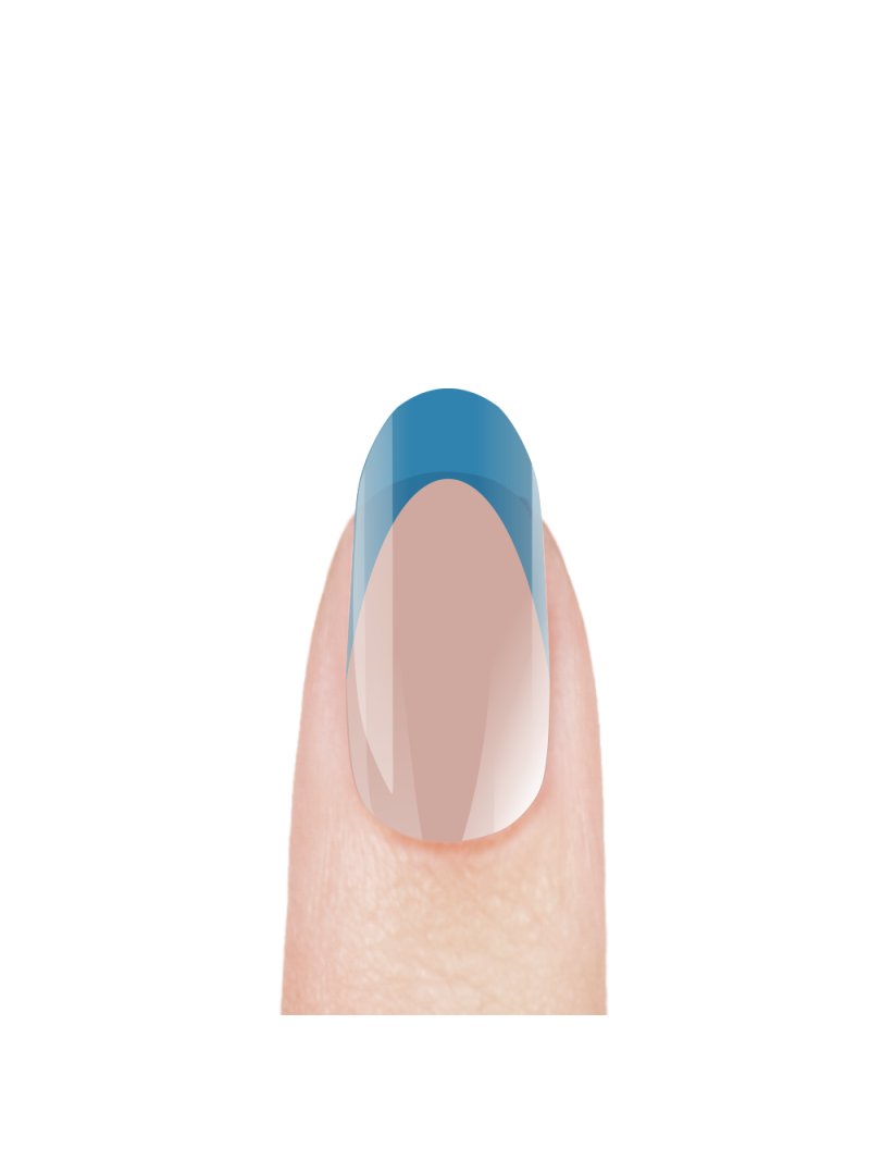 Купить витражный скульптурный гель для моделирования ногтей и френча G-031 Light Blue