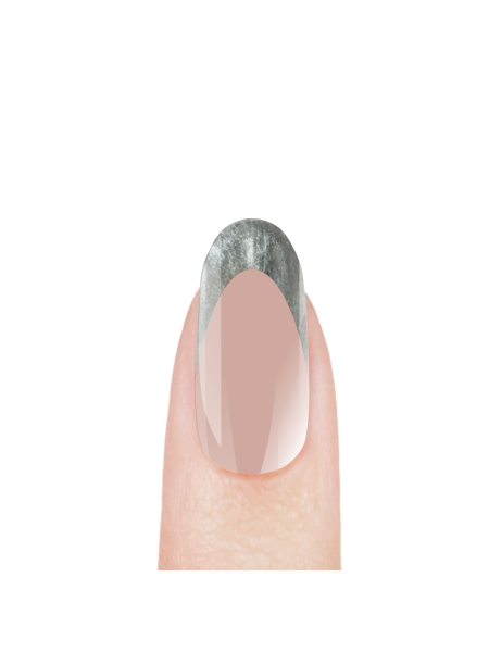 Купить витражный скульптурный гель для моделирования ногтей и френча G-035 Silver Perlmutt