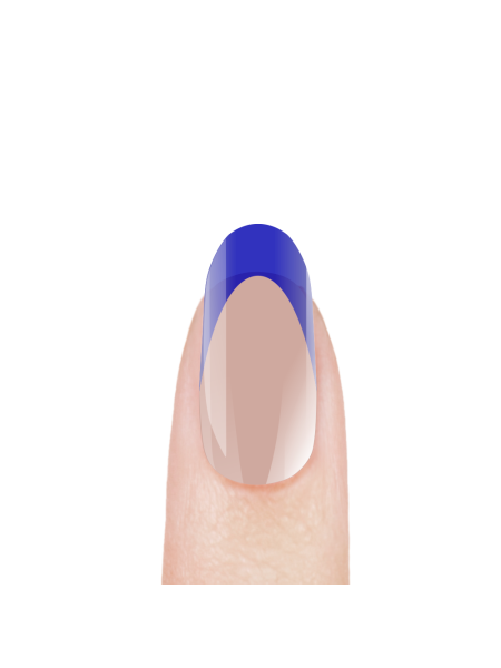 Купить витражный скульптурный гель для моделирования ногтей и френча G-037 Electric Blue