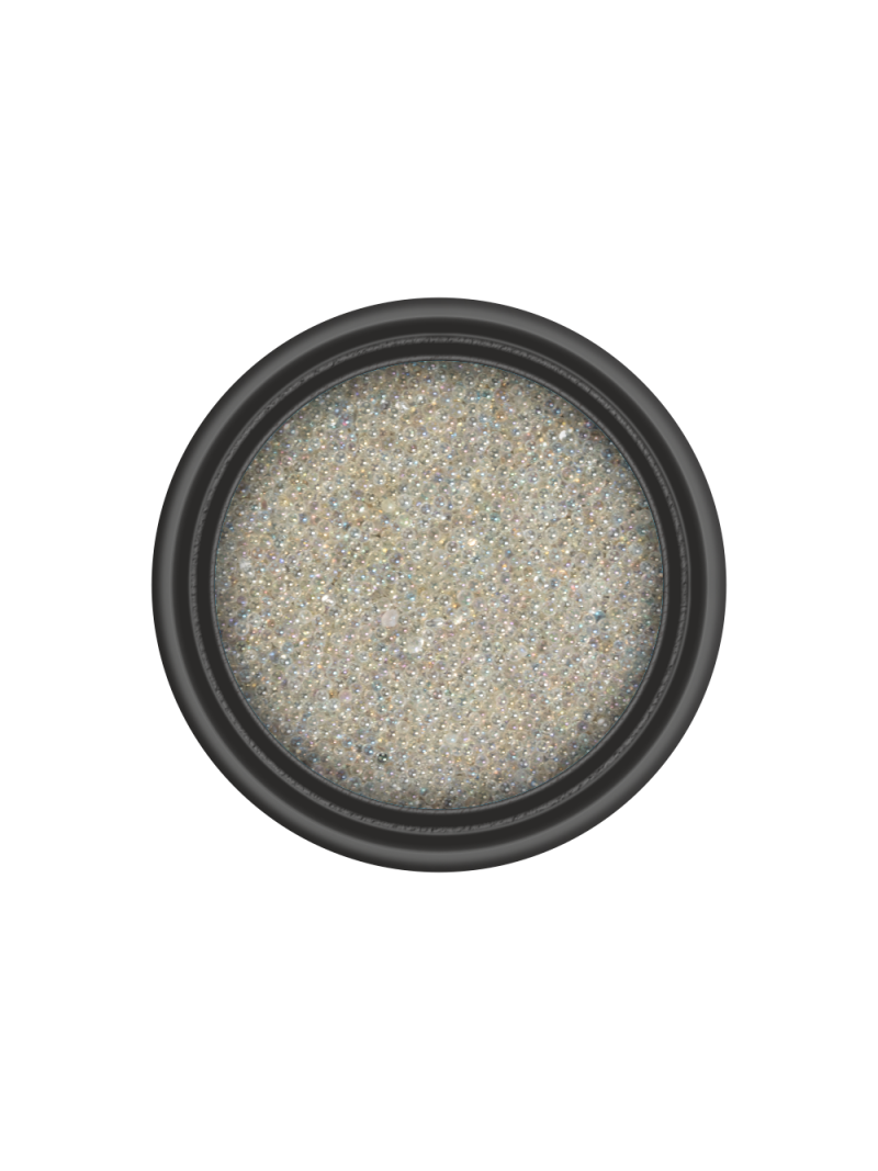 Бульонки для дизайна ногтей PREMIUM Art.001BP (прозрачная голограмма)