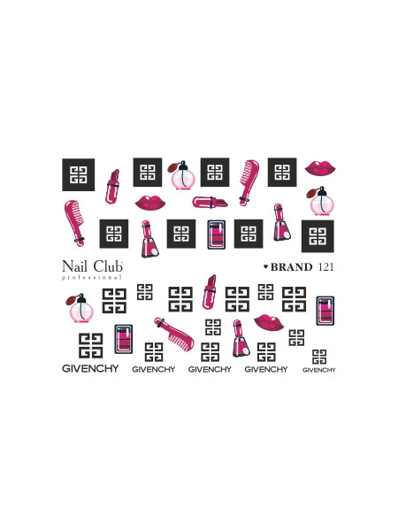 Купить слайдер-дизайн для ногтей BRAND 121