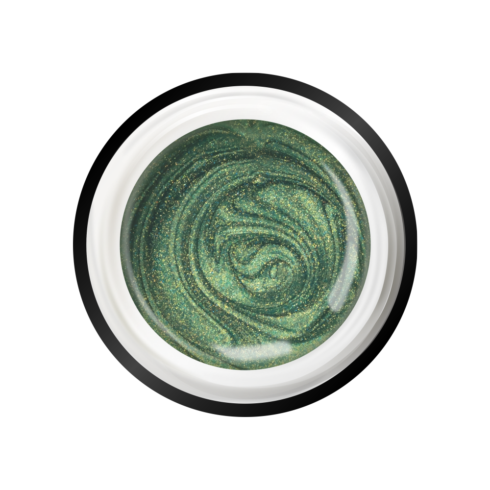 Гель-краска для ногтей с липким слоем GO-68 Emerald