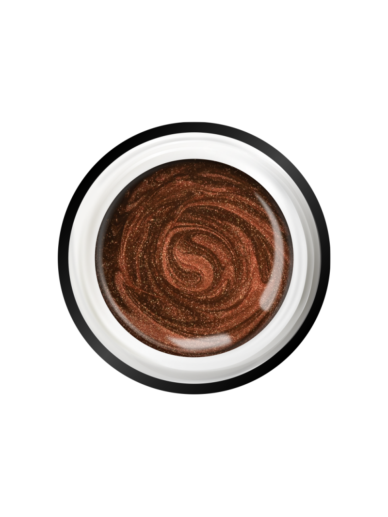 Купить гель-краску для маникюра с липким слоем GO-79 Rust Gel One