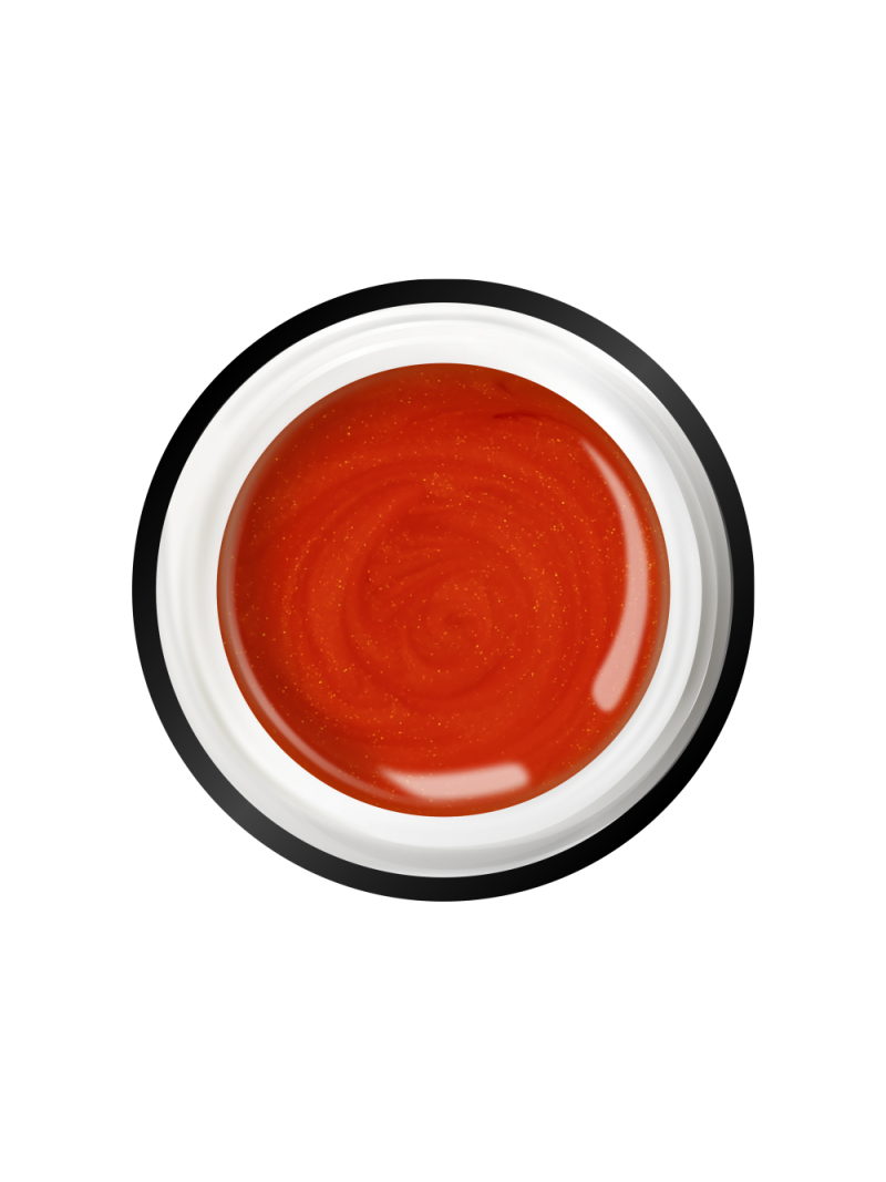 Купить гель-краску для маникюра с липким слоем GO-81 Chic Red Gel One