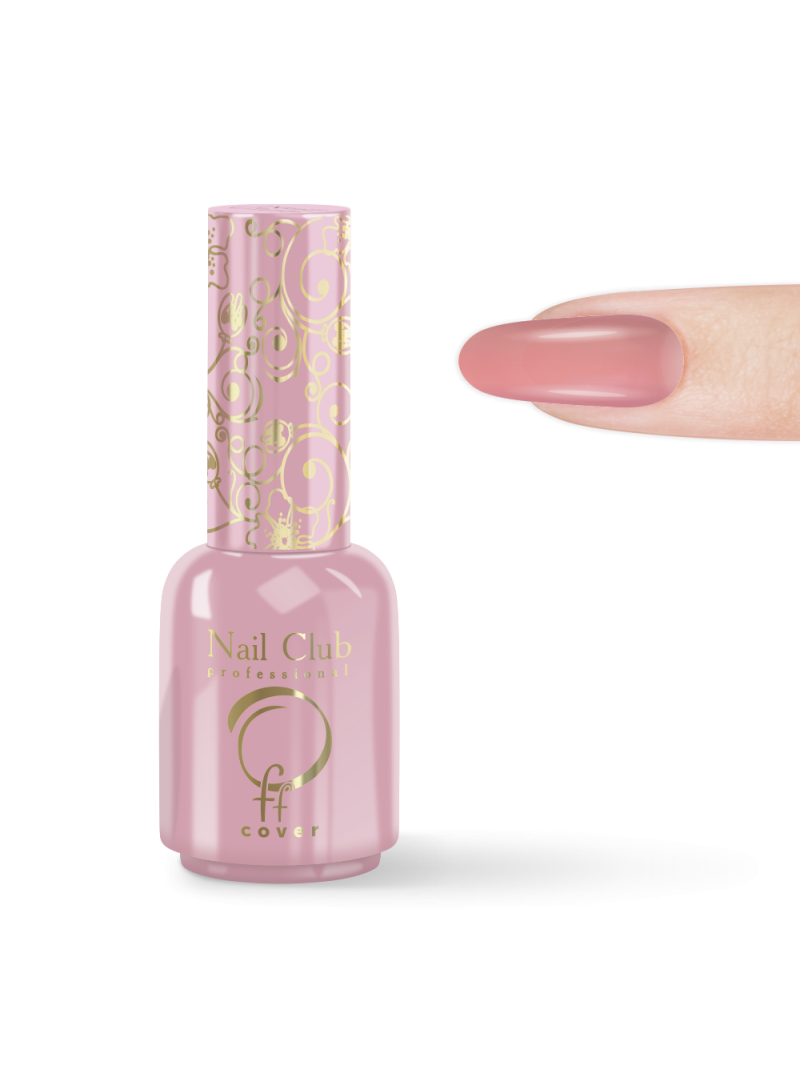 Купить камуфлирующий топ-гель для ногтей без липкого слоя OFF Cover Nail Club