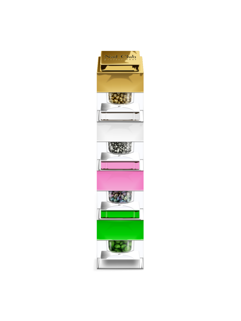 Купить декоративную гальку для объемного дизайна ногтей Art.014K