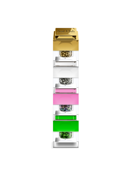 Купить декоративную гальку для объемного дизайна ногтей Art.032K