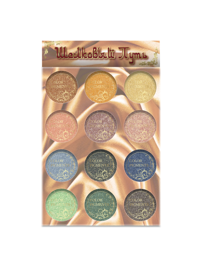 Купить набор пигментов для ногтей «Белый Ангел» пастельных цветов