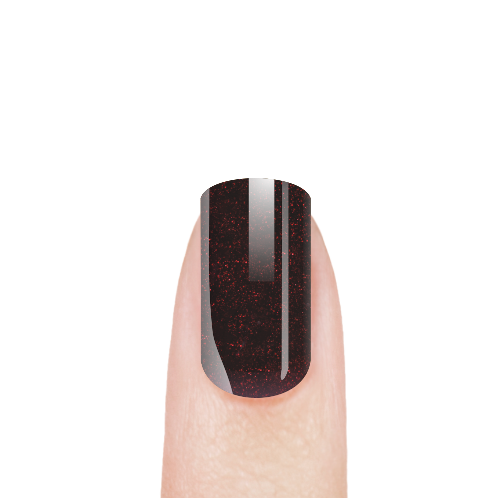 Гель-краска для ногтей с блёстками GGR-04 Ruby of Madagascar