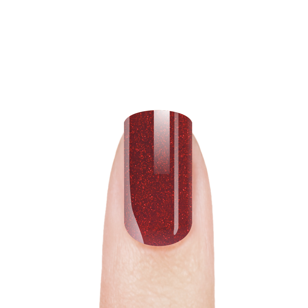 Гель-краска для ногтей с блёстками GGR-06 Ruby of Thailand