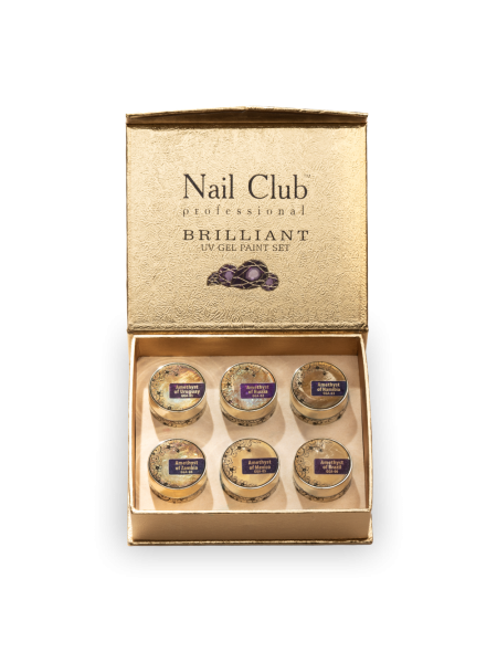 Купить гель-краску для ногтей с блёстками GGA-01 Amethyst of Uruguay