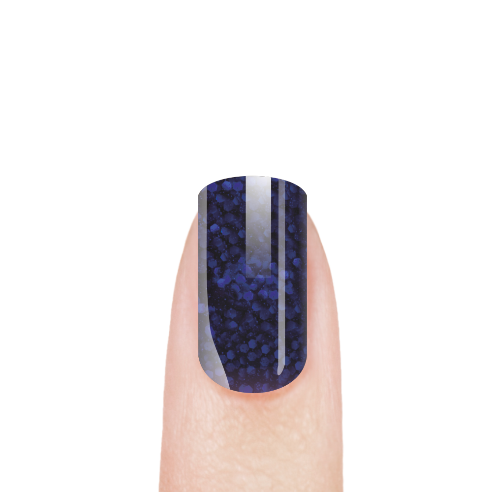 Гель-краска для ногтей с блёстками GGS-01 Sapphire of India