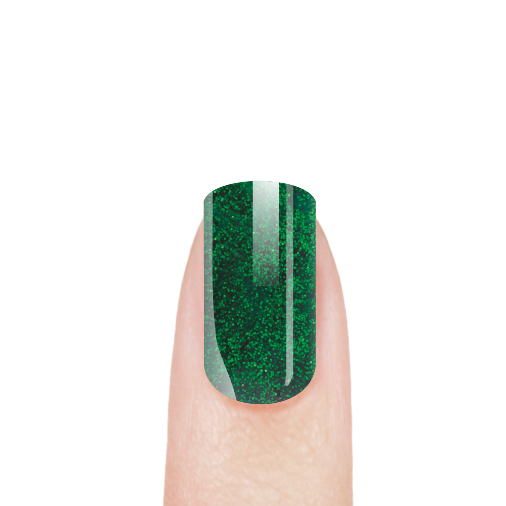 Гель-краска для ногтей с блёстками GGE-05 Emerald of Mozambique