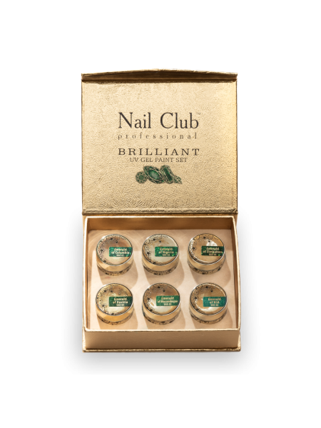 Купить гель-краску для ногтей с блёстками GGE-06 Emerald of RSA