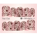 Слайдер-дизайн для ногтей М ORNAMENT 151