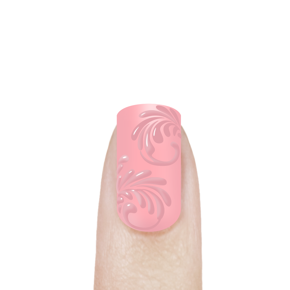 Гель-краска для 3D объёмной росписи ногтей PASTA-07 Paris Rose