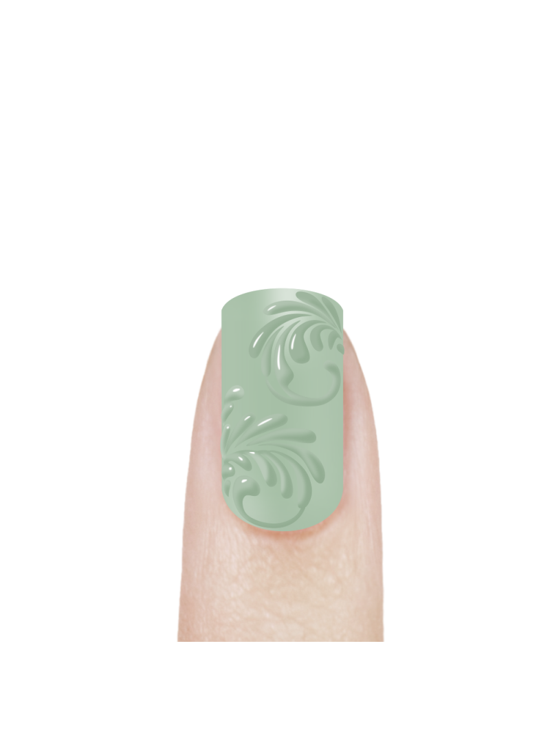 Купить гель для 3D объёмной росписи ногтей ногтей PASTA-09 Fresh Mint