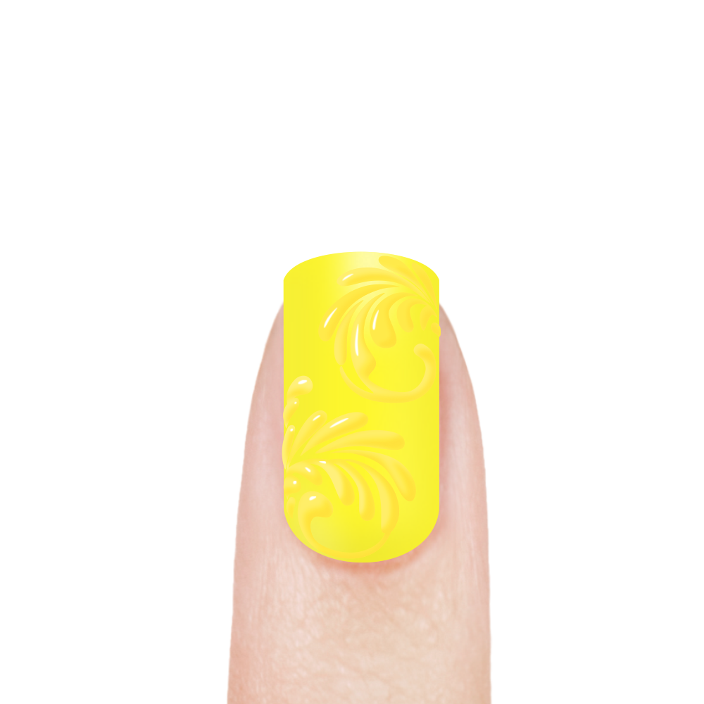 Гель-краска для 3D объёмной росписи ногтей PASTA-34 Lemon Citrus