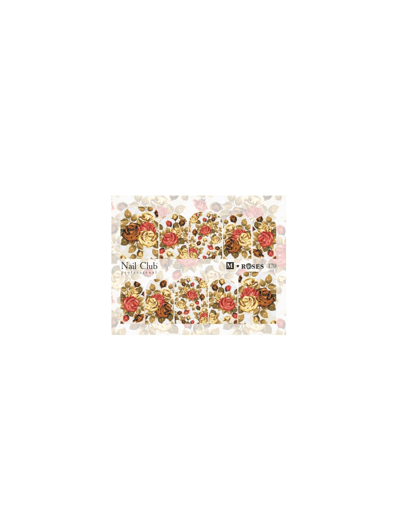 Купить слайдер-дизайн для ногтей М ROSES 170