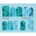 Слайдер-дизайн для ногтей GEMSTONES 174