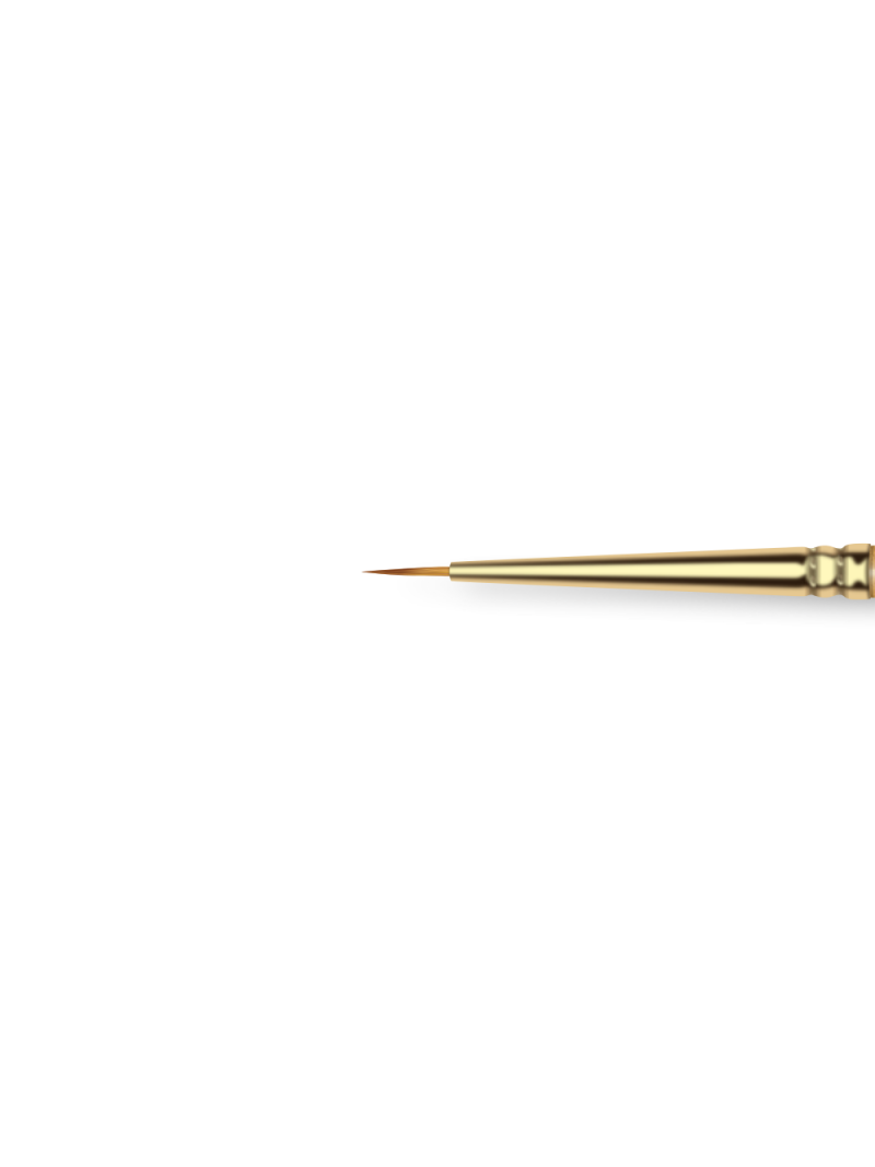 Купить тонкую маникюрную кисть для техники литьё 1/2N-RG