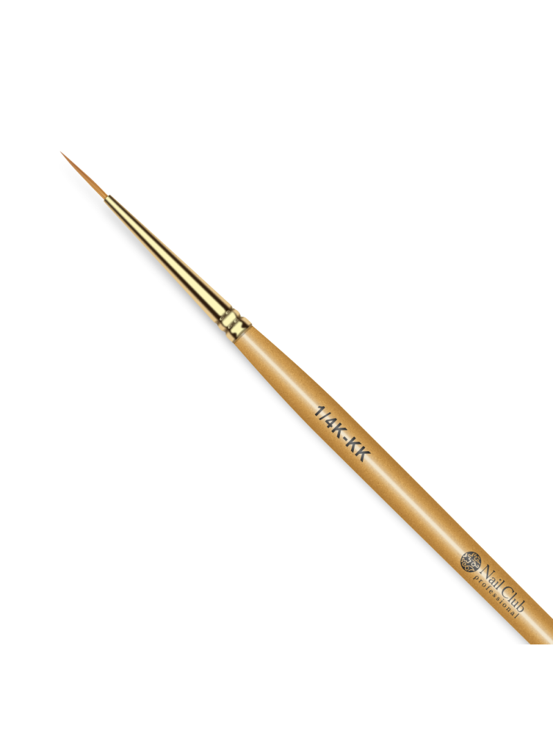 Купить маникюрную кисть из меха колонка для прорисовок 1/4К-КК